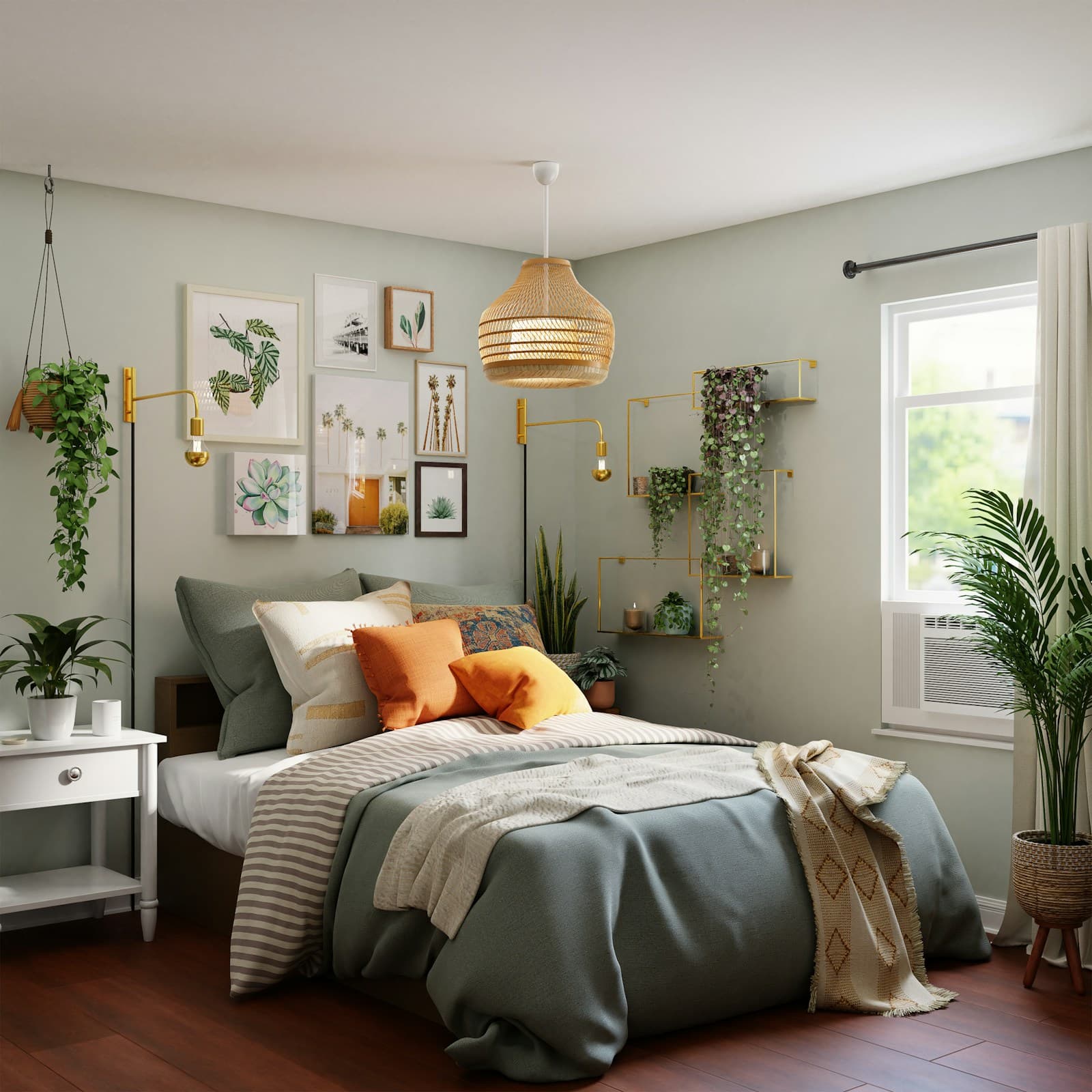 Warm Contemporary Kids Room